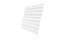 Профнастил С10A 0,5 Satin RAL 9003 сигнальный белый