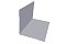 Угол внутренний 110х110 0,5 Satin с пленкой RAL 7004 сигнальный серый