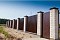 Колпак на столб 390х390мм 0,5 Стальной бархат с пленкой RR 32 темно-коричневый
