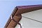 Софит металлический центральная перфорация 0,45 РЕ с пленкой RAL 3009 оксидно-красный