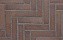 Тротуарная клинкерная плитка Stroeher 212 braun bunt, 240*52*18 мм
