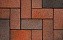Клинкерная брусчатка ABC Opal-blau-geflammt, 240х118х52 мм