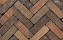 Клинкерная тротуарная брусчатка Penter Varoton mix wasserstrich tumbled, 200*65*65 мм