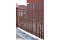 Штакетник Twin 0,5 GreenСoat Pural Matt RR 32 темно-коричневый (RAL 8019 серо-коричневый)
