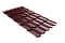 Металлочерепица "Квинта плюс3D" ("Kvinta plus3D") 0,5 Satin Matt RAL 3005 красное вино