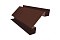 Угол внутренний сложный 75мм 0,5 Atlas с пленкой RAL 8017 шоколад