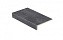 Клинкерная ступень прямоугольная Stroeher Keraplatte Roccia 845 nero 294x175х52x10 мм