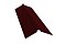 Планка конька плоского 115х30х115 0,45 Drap RAL 3005 красное вино