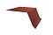Планка капельник100х55 0,5 Satin с пленкой RAL 8004 терракота